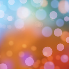 Abstract background. Colorful bokeh blurred lights background