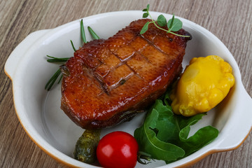 Roasted duck breast