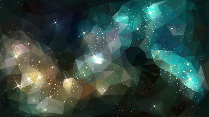 deep space nebula © Shestakov Vyacheslav