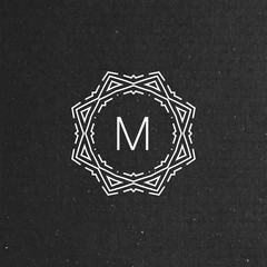 vector floral monogram