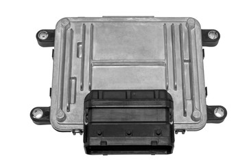 Engine controller on a white background