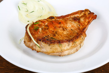 Grilled pork