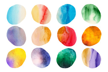 Watercolour blobs