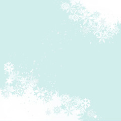 christmas, winter background - snowflakes
