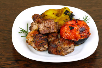 Grilled pork meat - shaslik