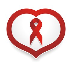 AIDS Care Symbol Design Illustration