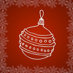 Christmas tree ball, Christmas tree ornaments, Christmas ornaments, decoration with star border - Weihnachtsbaumkugel, Christbaumschmuck, Adventsschmuck, Dekoration mit Sternenrand