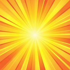 orange yellow white ray background