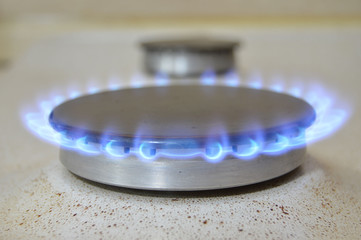 the gas cooker