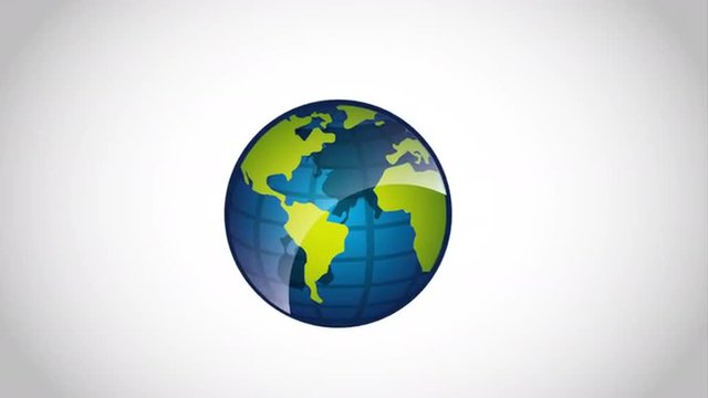 Planet earth design, Video Animation