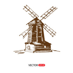 Obraz premium Hand drawn vector mil