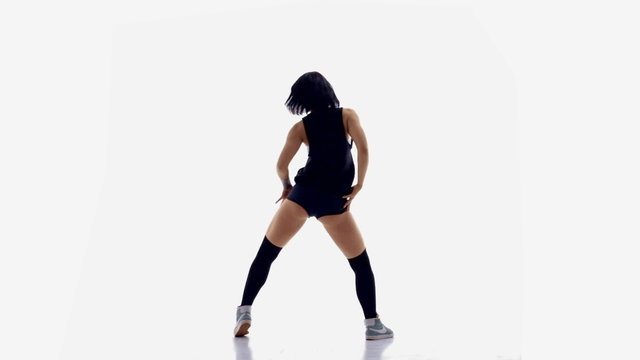 Dancer of booty shake