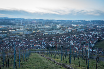 Stuttgart view of Untertürkheim