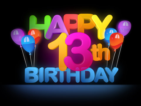 Happy 13Th Birthday Images – Browse 2,235 Stock Photos, Vectors, and Video