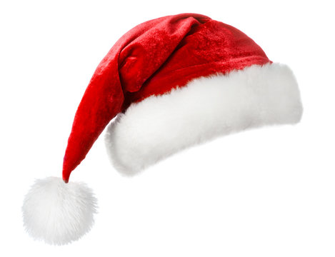 santa hat isolated on white background