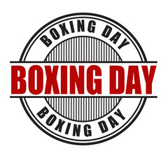 Boxing day stamp
