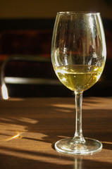 Glass of white wine