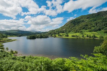 Fototapeta na wymiar Rydal Water in the Lake District.
