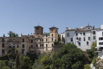 Fototapeta na wymiar Paseando por los pueblos de Andalucía, Ronda en la provincia de Málaga