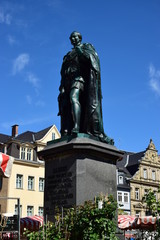 Obraz premium View in the city of Coburg, Bavaria, region Upper Franconia, Germany