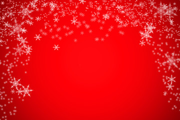 Naklejka na ściany i meble blur snow bokeh christmas background