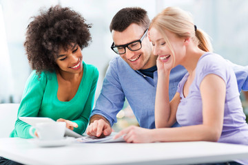 Fototapeta premium Business people working together 