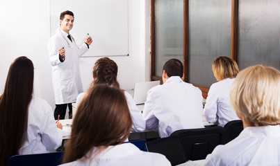 Scientists at training courses