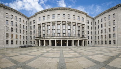 Fototapeta na wymiar Panorama of Federal Ministry of Finance, Berlin, Germany
