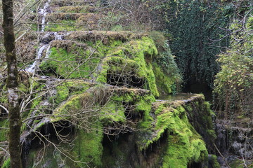 Fototapeta premium fontaine pétrifiante, Caylus, 82