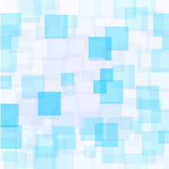 Abstract Azure Squares Background