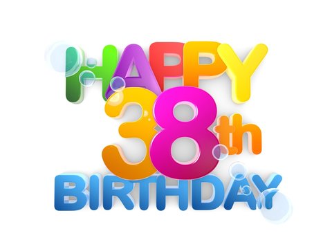 Happy 38th Title, Birthday light