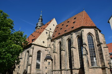 Obraz premium View in the city of Coburg, Bavaria, region Upper Franconia, Germany
