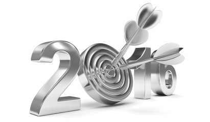 2016 target 3d render illustration