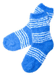 blue socks