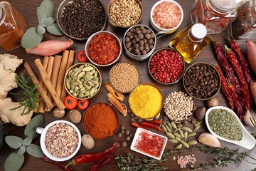 Spices and herbs.