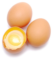 three eggs