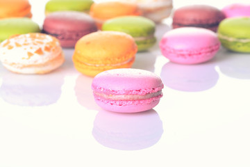 french sweet delicacy macaroons