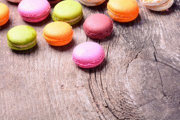 french sweet delicacy macaroons