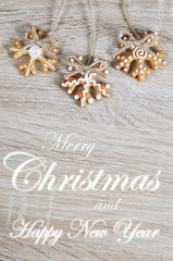 Christmas gingerbread cookies