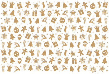 christmas pattern decoration elements background