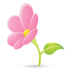 Pink Flower Icon
