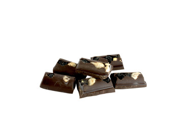 Piezas de chocolate