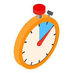 Timer isometric 3d icon