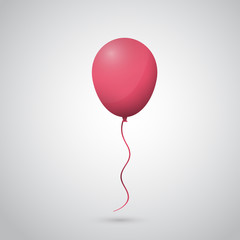 Pink shiny balloon