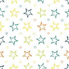 Stars pattern seamless background