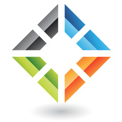 Rectangular and Square Abstract Icon