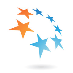Colorful Abstract Star Icon