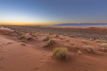 The dune after sunset