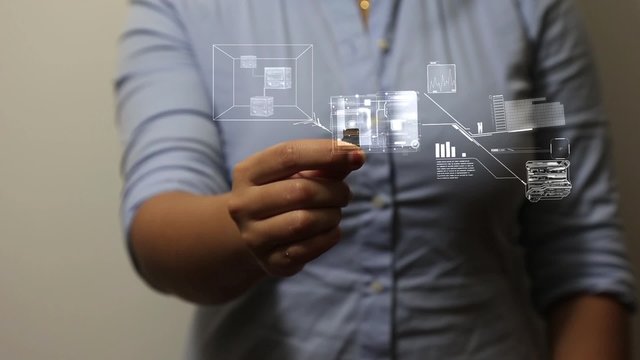 SD Card with hologram