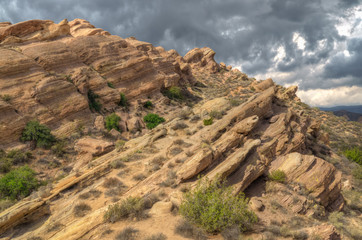 Spectacular Rock Formation at Vazquez Rocks
